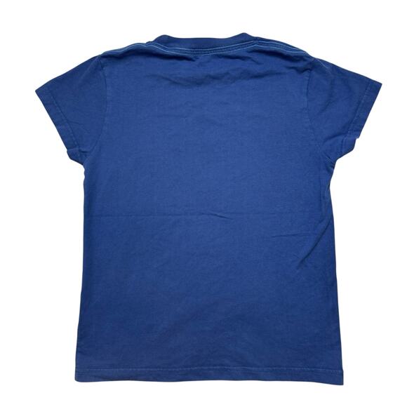 MINI BODEN Parkour Jumping Guy Blue Graphic Tee Size 7-8 Kids Gymnastics City - Picture 2 of 5